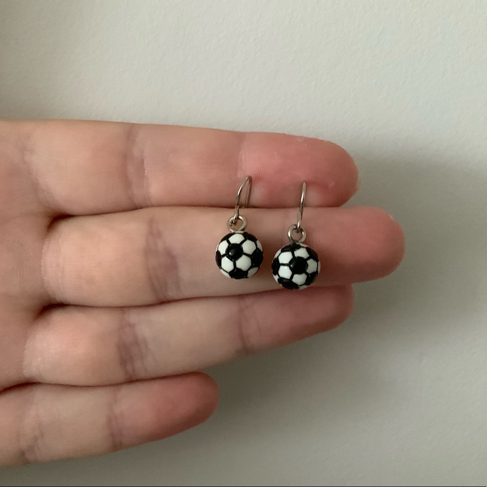 Soccer Earrings